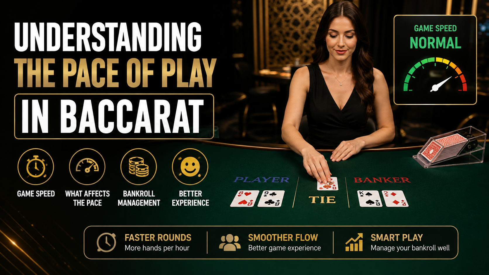 Understanding the pace of play in baccarat at an online casino table